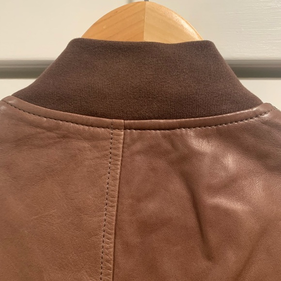 Brunello Cucinelli leather jacket size XXL - Picture 5 of 17